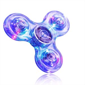 FIGROL LED Light Fidget Spinner, Light Fidget Finger Toy Hand Spinner